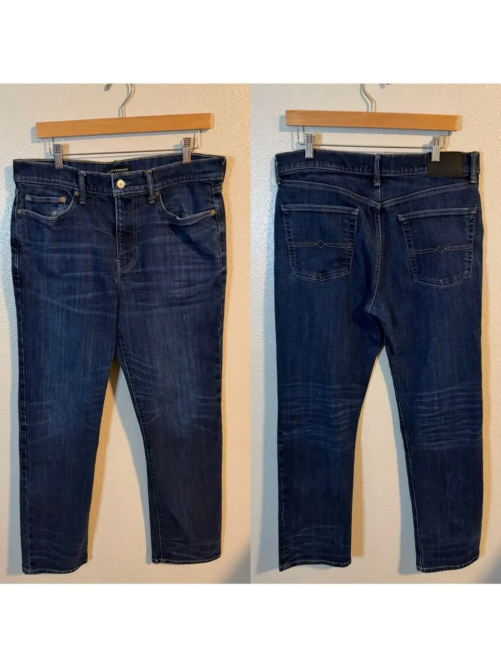 Lucky Brand 363 Vintage Straight Jeans Men's Size 33x32
